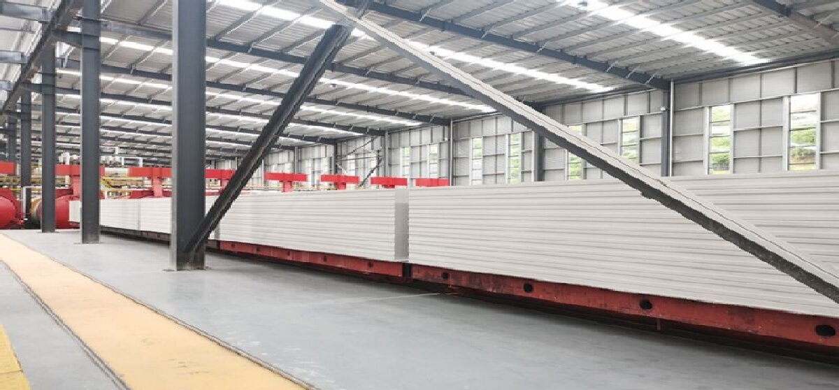  山西雷创建材科技有限公司年产40万m³蒸压加气混凝土砌块及板材生产线正式投产