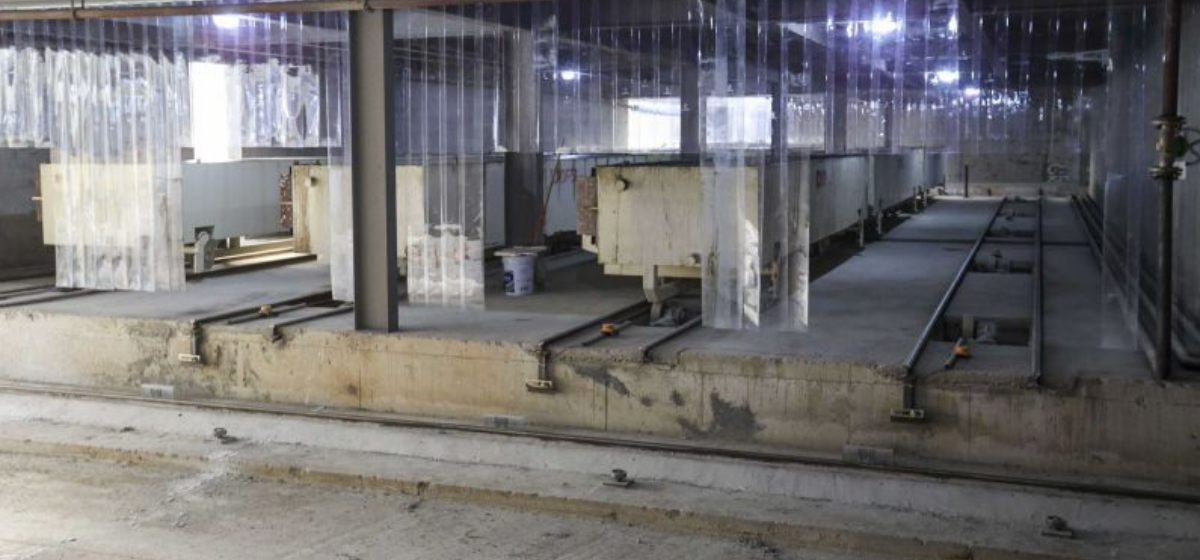 高精全自动加气混凝土板材生产线-静养室